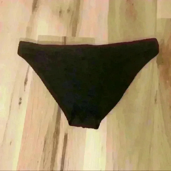 H&M black scallop print bikini bottom size 12 - Picture 1 of 4